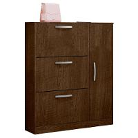 Sapateira Com 4 Portas E 1 Prateleira Niterói Malbec - 1