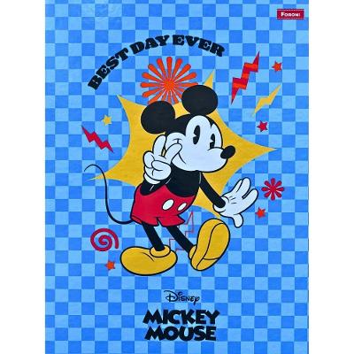 Caderno Brochura Capa Dura Universitário Mickey Vintage 80 Folhas Foroni Estampa 2