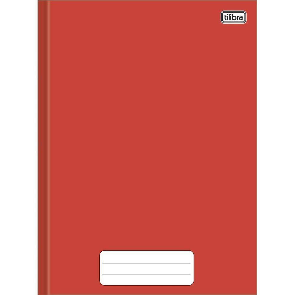 Caderno Brochura Capa Dura Universitário Pepper 80 Folhas Vermelho - 3