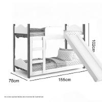 Beliche Encanto Branca E Nature Com Escorregador Gabrielli - 2