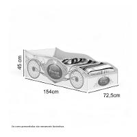 Cama Racer Juvenil Castelo Com Colchão Gabrielli - 2