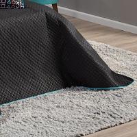 Cobre Leito Game Over Preto-branco Dupla Face Com Almofadas Solteiro 05 Peças - 2