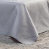 Cobre Leito Influencer Cinza-rosa Dupla Face Com Almofadas Solteiro 05 Peças - 2