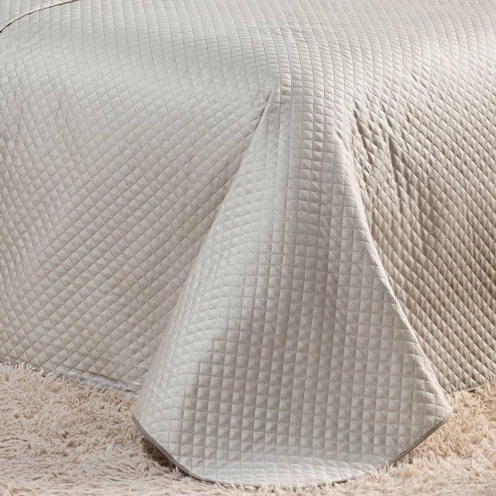 Cobre Leito Borboletas Caqui-branco Dupla Face Com Almofada Casal Padrão 06 Peças - 3