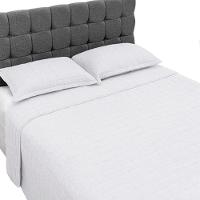 Cobre Leito Tecebem King Malha Lisa 240 X 280Cm Branco - 2