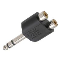 Adaptador Femea Rca Dupla Para Plug P10 Stereo - 1