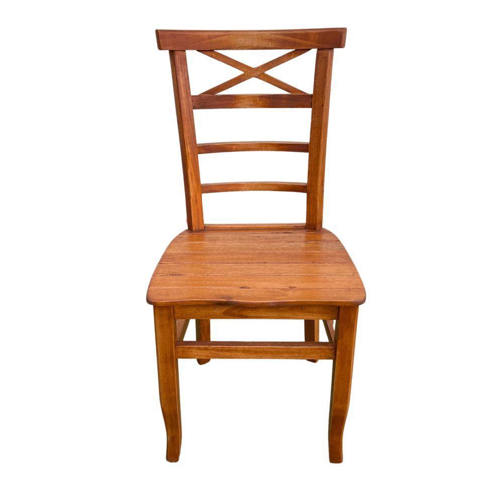 Mesa De Jantar Madeira Maciça 120 X 80 Com 04 Cadeiras Abc Sudeste Rústico - 7