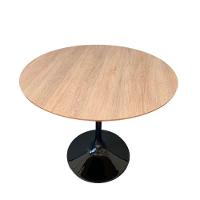 Mesa De Jantar Tulipa Saarinen Redonda 80 Cm Tampo Jade Cores Preto - 3