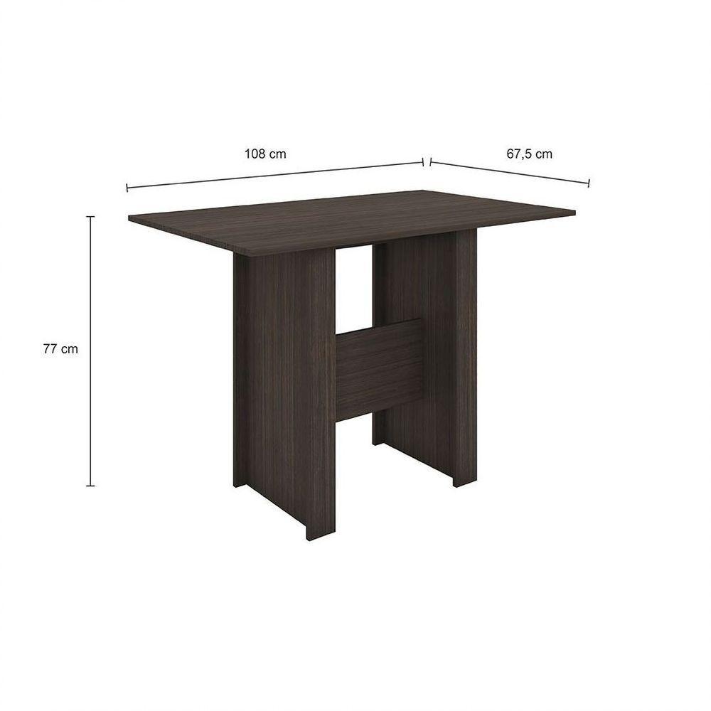 Mesa De Jantar 4 Lugares Milano Amêndoa - 2