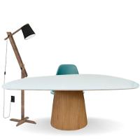 Mesa De Jantar Cone Oval Orgânica 120x80cm - 2