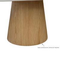 Mesa De Jantar Cone Oval Orgânica 120x80cm - 3