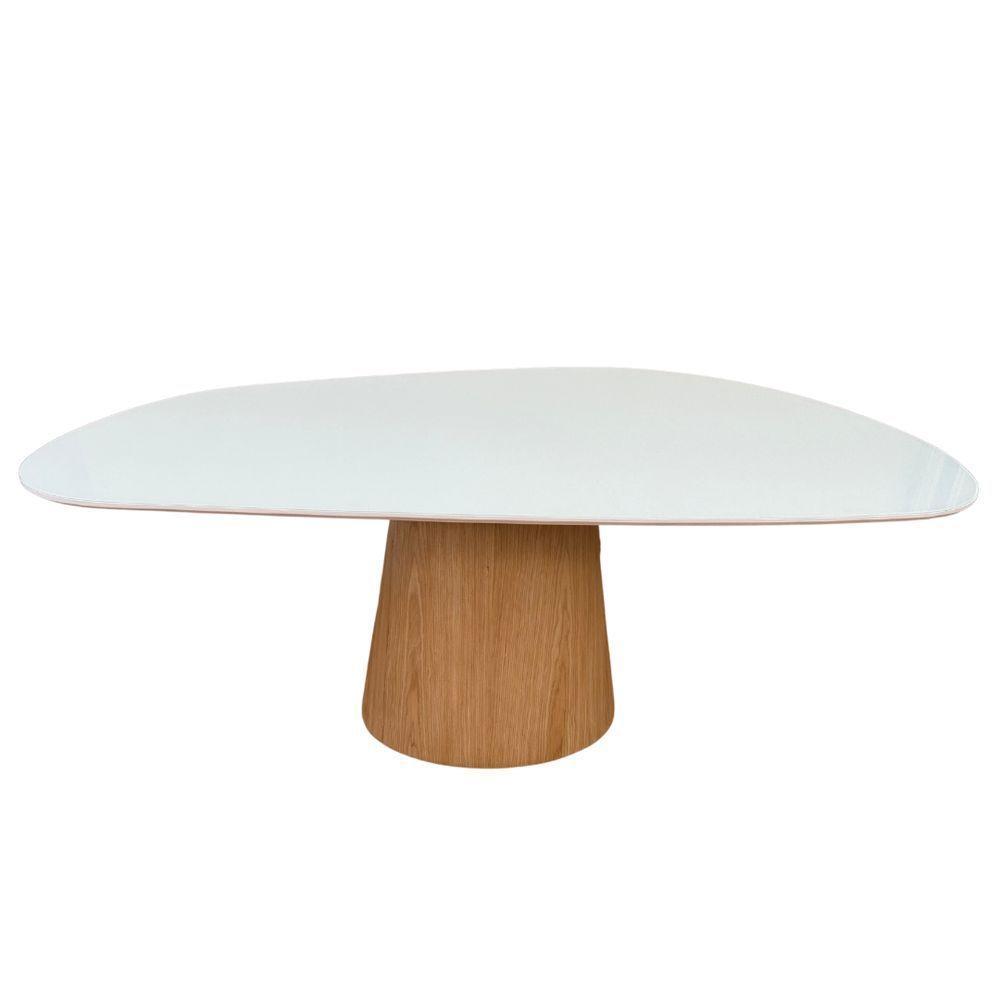 Mesa De Jantar Cone Oval Orgânica 198x122cm - 2