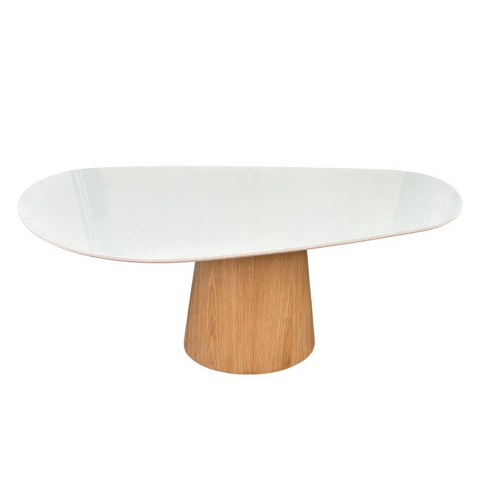 Mesa De Jantar Cone Oval Orgânica 198x122cm - 3