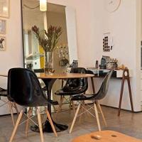 Mesa De Jantar Tulipa Saarinen Redonda 120 Cm Tampo Freijó Cores Preto - 2