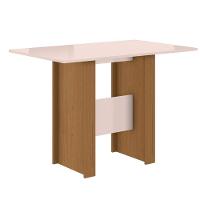 Mesa De Jantar 4 Lugares Milano Poliman Móveis Carvalho Com Off White - 6