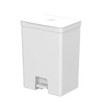 Lixeira Com Pedal Trium 46 L + 4 L Branco Ou - 2