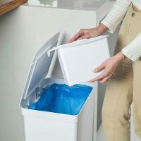 Lixeira Com Pedal Trium 46 L + 4 L Branco Ou - 5