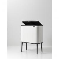 Lixeira Bo Touch Bin Em Aço 11+23 Litros Brabantia Branca - 5