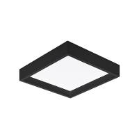 Painel De Led Stella Quadrado Deep De Sobrepor Recuado 22w Bivolt Preto 4000k Luz Neutra - 6