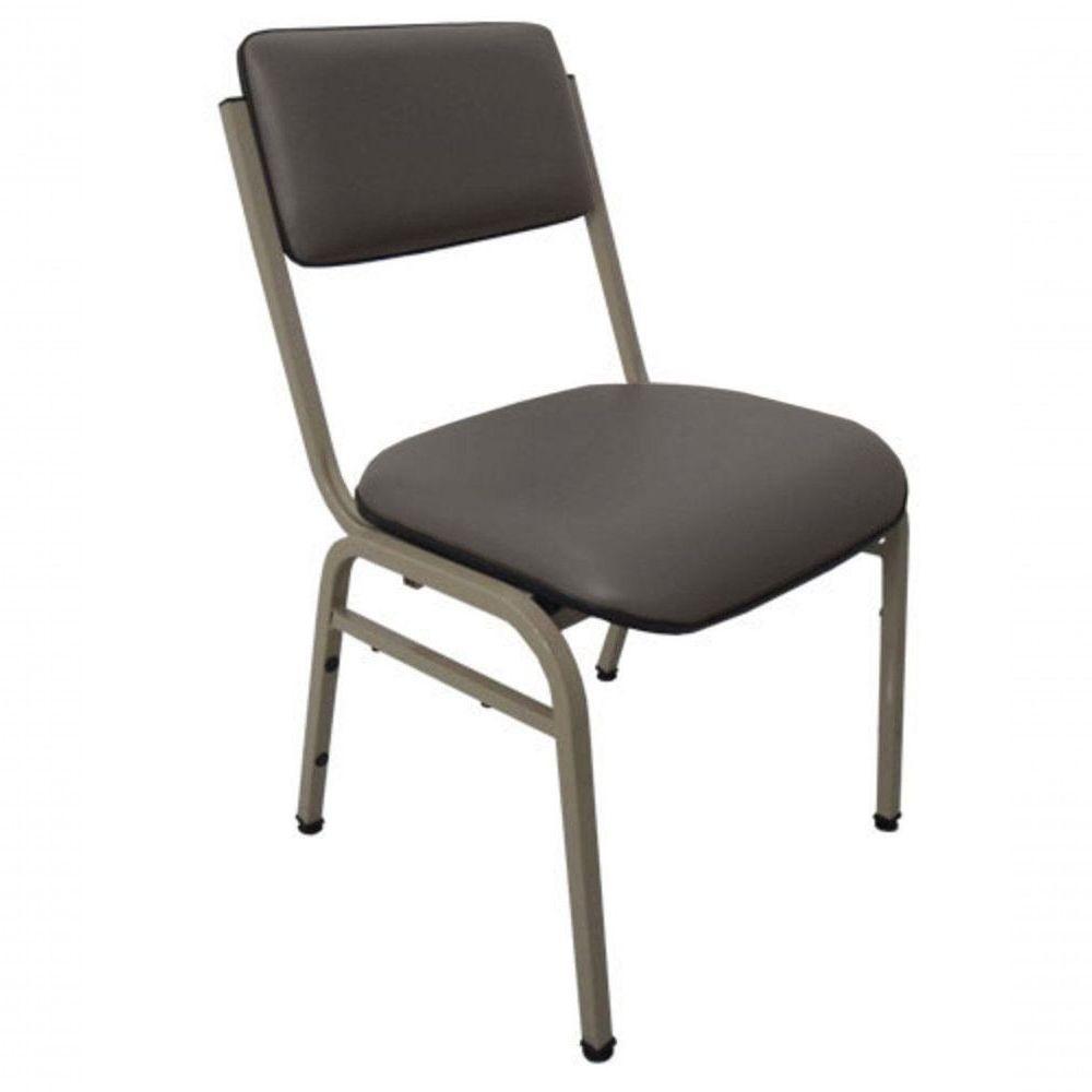 Cadeira Empilhável Para Auditórios Linha Hotel Smart Cinza - 1