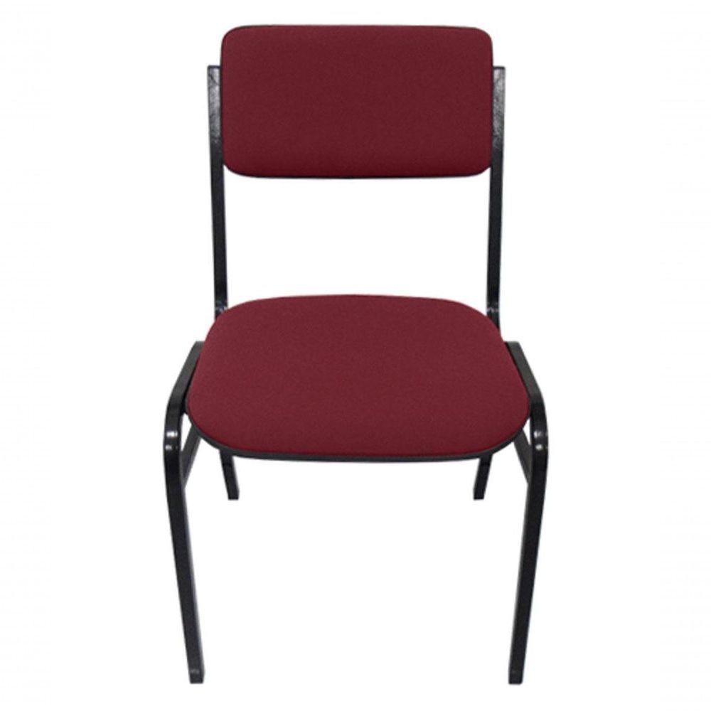 Cadeira Empilhável Para Auditórios Linha Hotel Smart Vemelho - 1