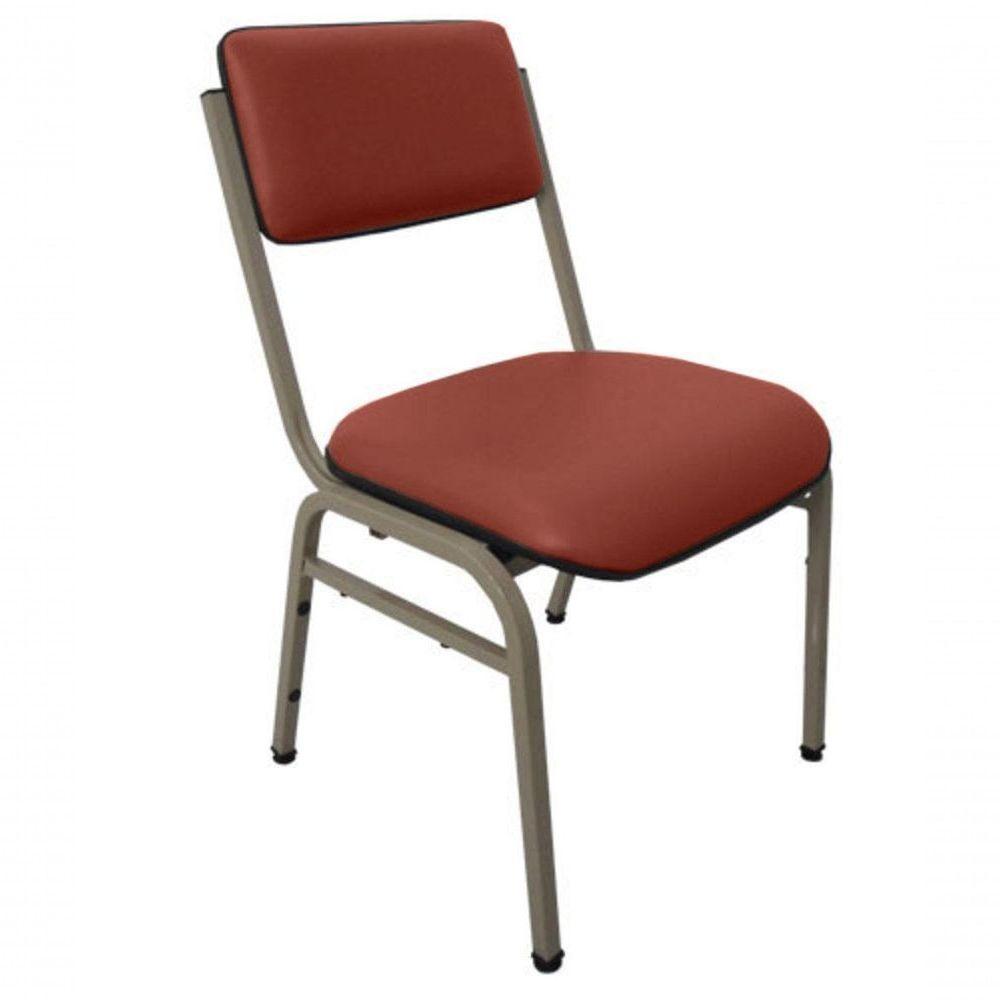 Cadeira Empilhável Para Auditórios Linha Hotel Smart Vermelho - 1