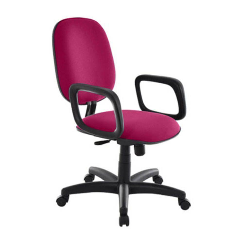 Cadeira Diretor Para Escritório Com Braços Linha Uno Rosa - 1