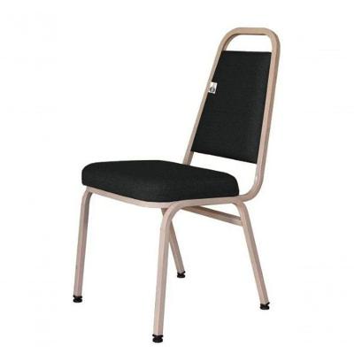 Cadeira Empilhável Para Hotelaria Linha Hotel Jersey Preto