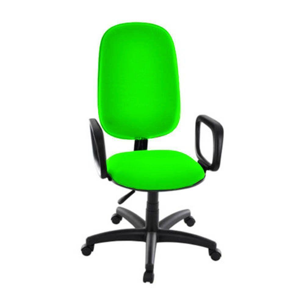 Cadeira Presidente Para Escritório Com Braços Linha Uno Verde - 1