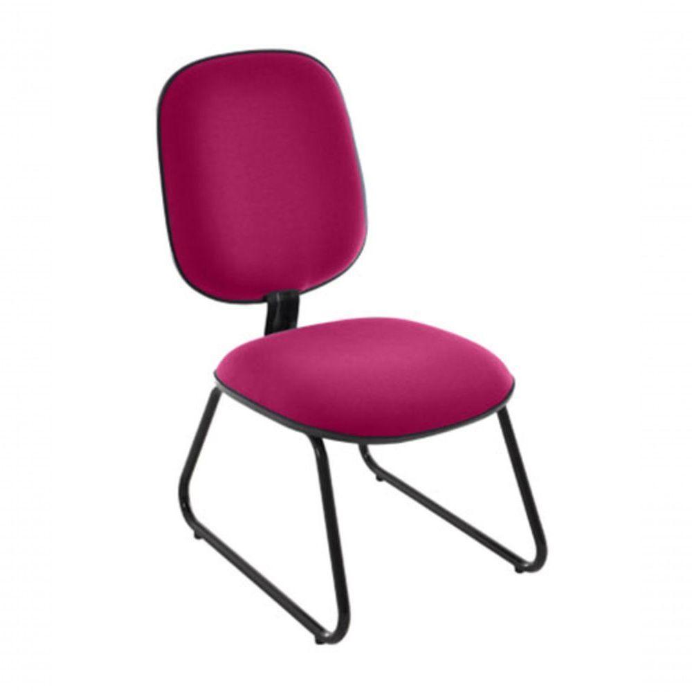Cadeira Diretor Trapézio Para Escritório Linha Uno Rosa - 1