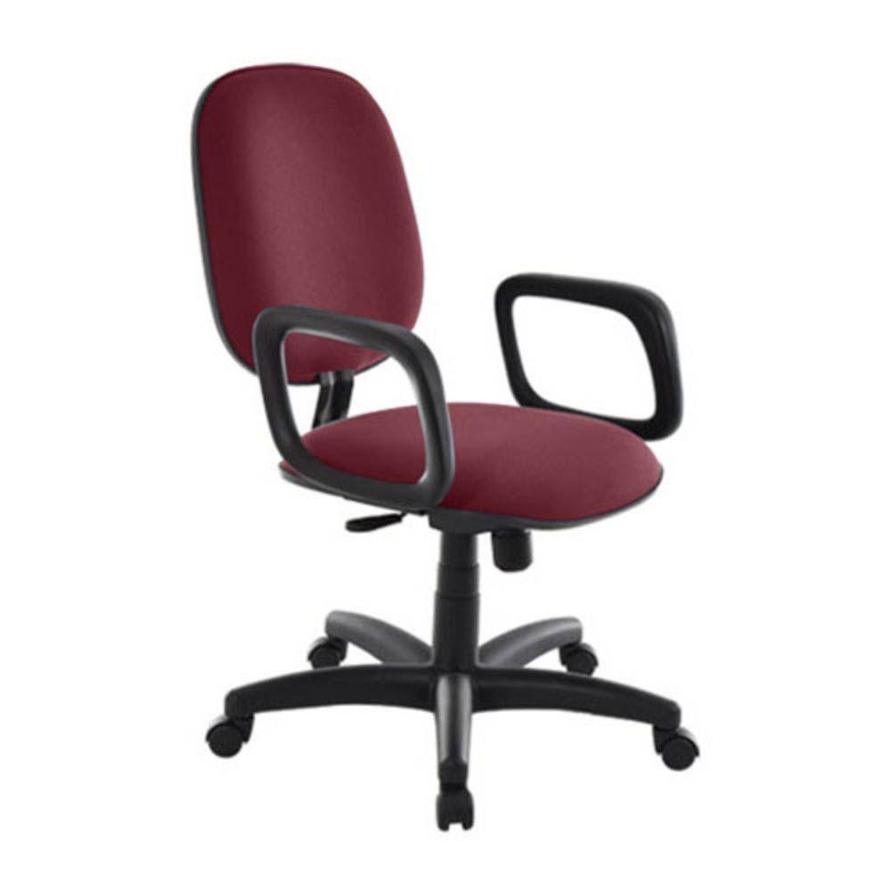 Cadeira Diretor Para Escritório Com Braços Linha Uno Vermelho - 1