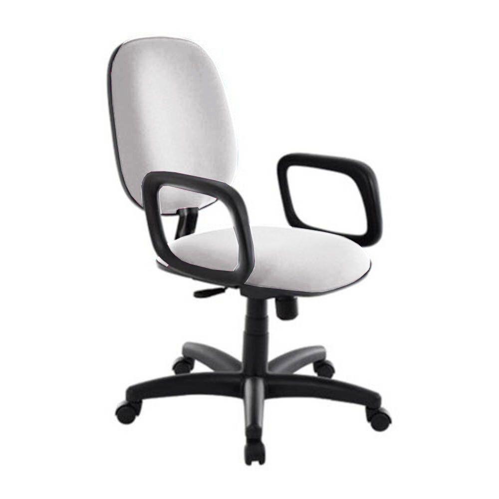 Cadeira Diretor Para Escritório Com Braços Linha Uno Branco - 1