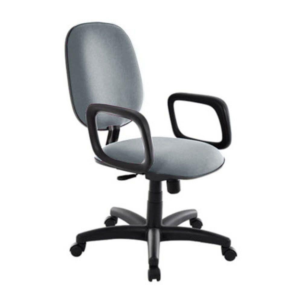 Cadeira Diretor Para Escritório Com Braços Linha Uno Cinza - 1