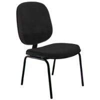 Cadeira Diretor Fixa Para Escritório Linha Uno Preto - 1