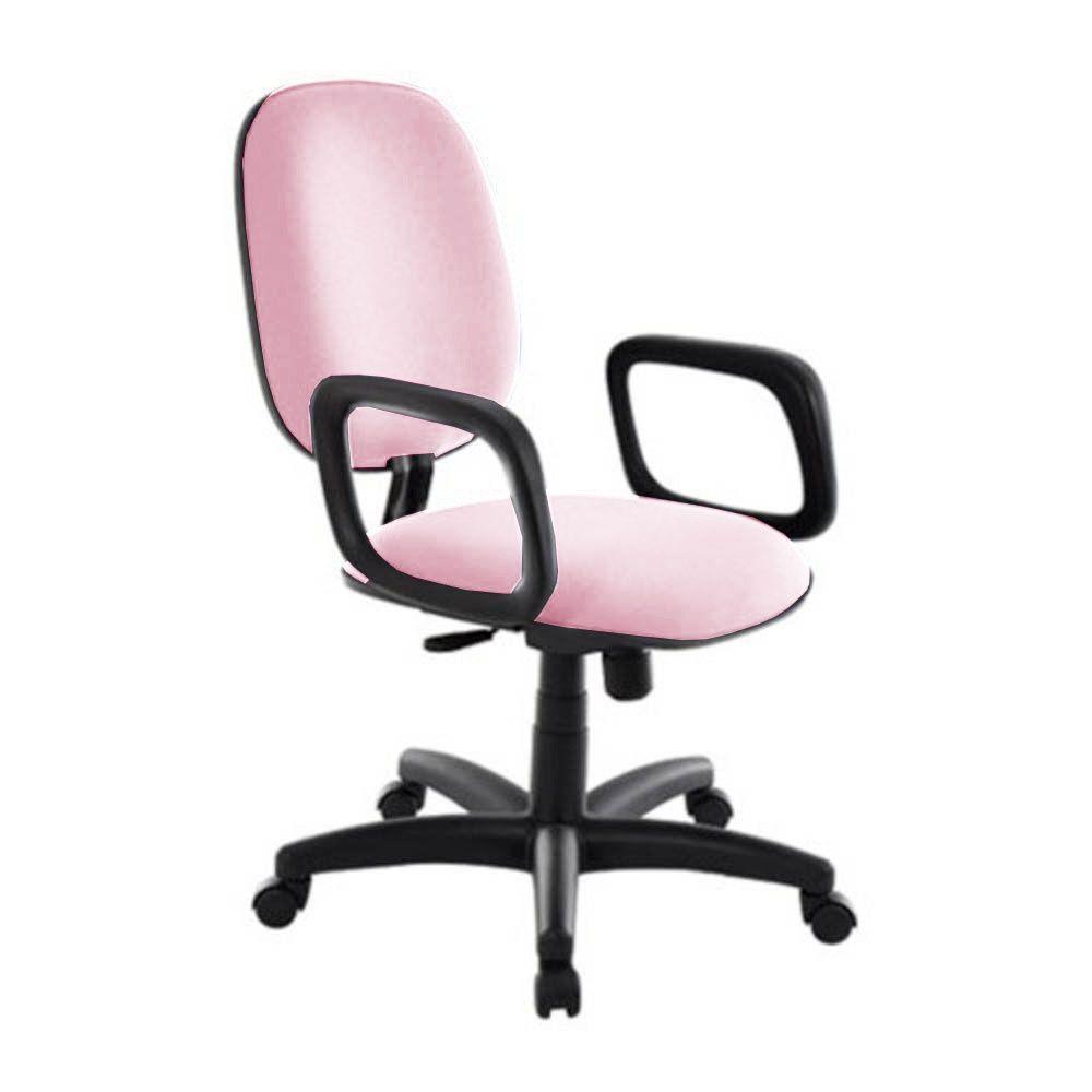 Cadeira Diretor Para Escritório Com Braços Linha Uno Rosa - 1