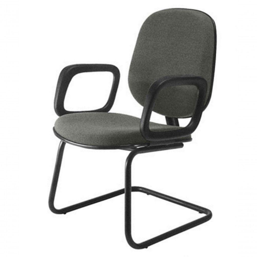 Cadeira Diretor Interlocutor Para Escritório Linha Uno Cinza - 1