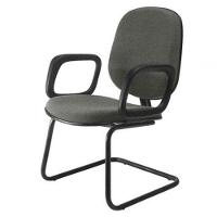 Cadeira Diretor Interlocutor Para Escritório Linha Uno Cinza - 1