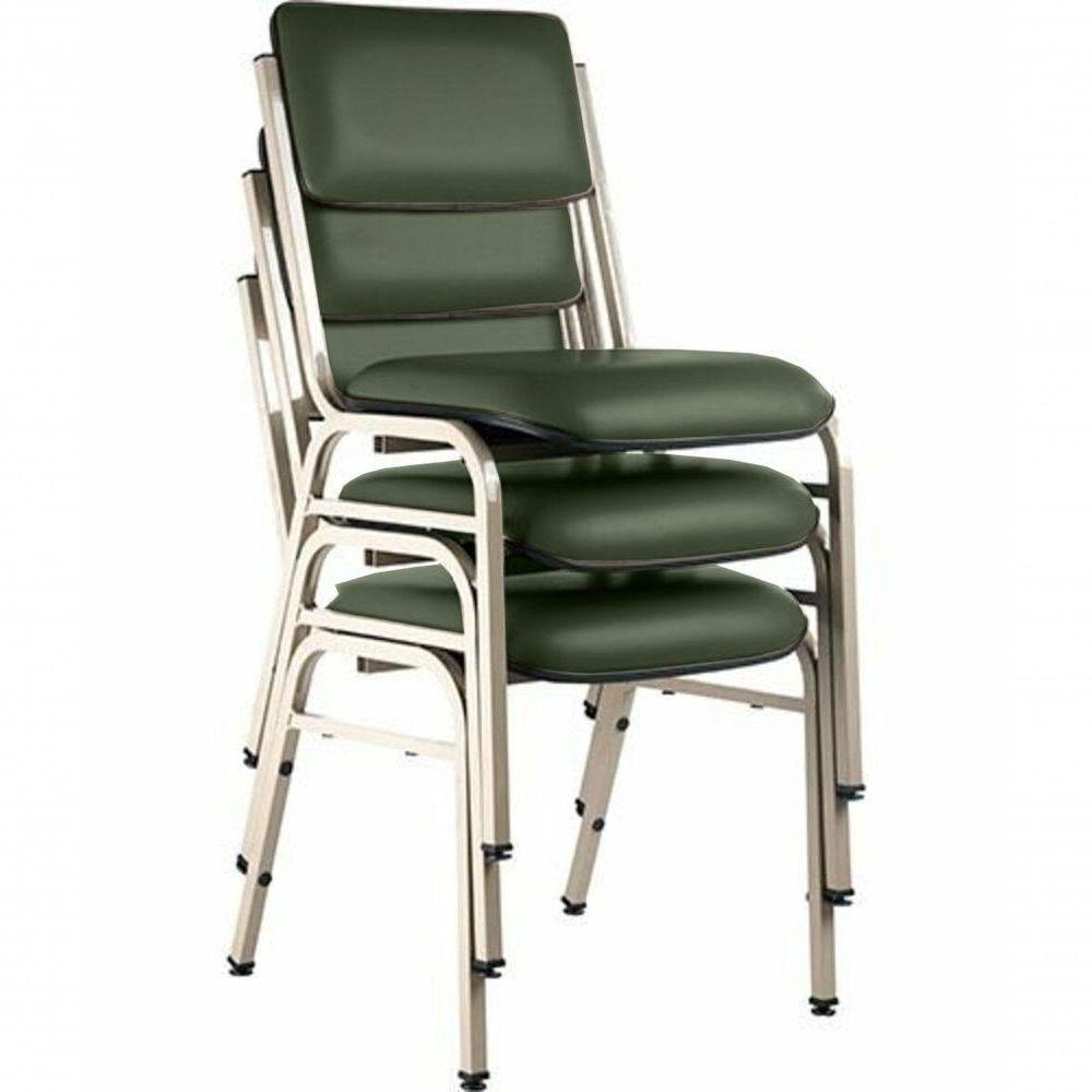 Kit Com 3 Cadeiras Para Auditórios Linha Hotel Smart Verde - 1
