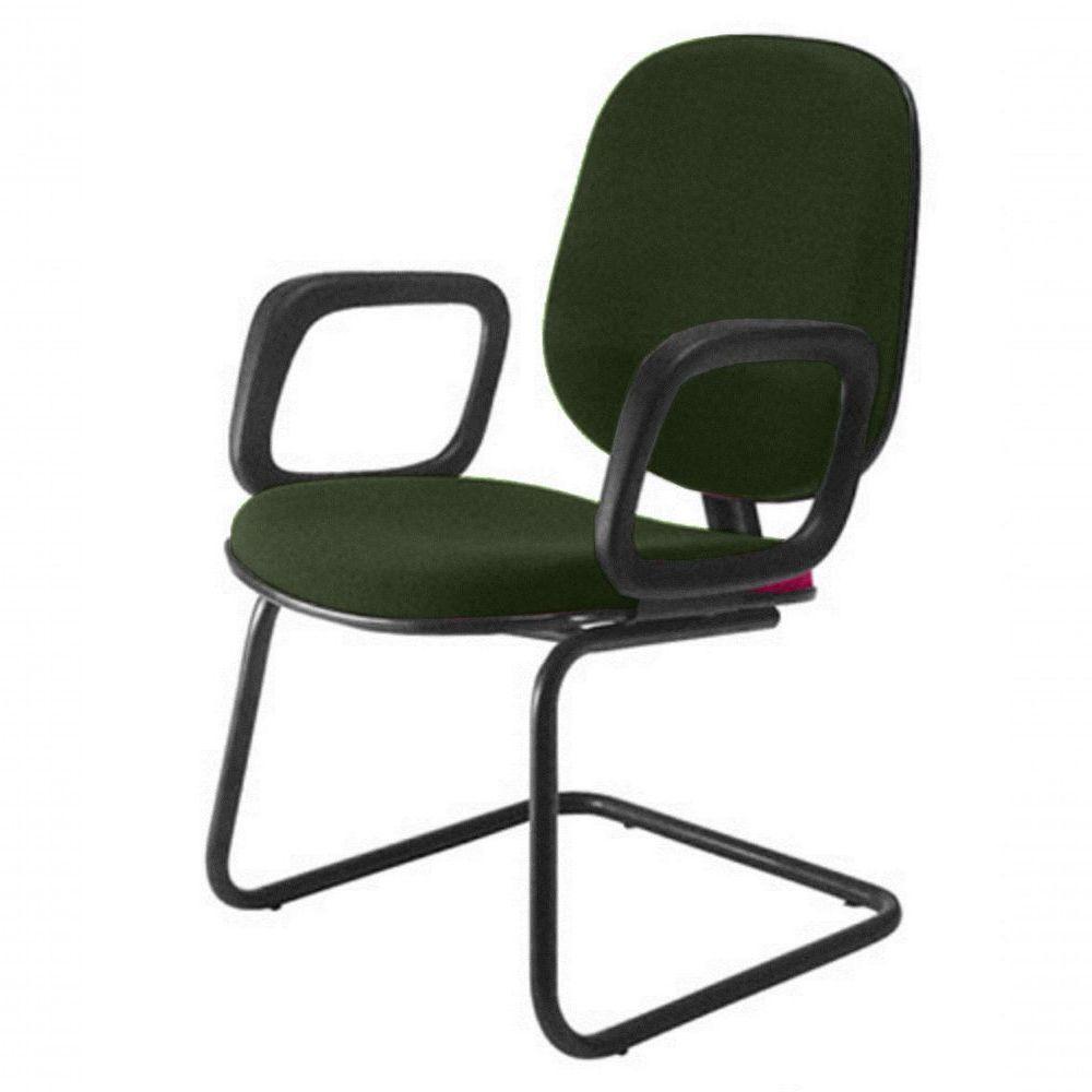 Cadeira Diretor Interlocutor Para Escritório Linha Uno Verde - 1