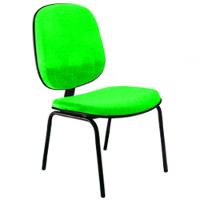 Cadeira Diretor Fixa Para Escritório Linha Uno Verde - 1