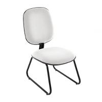 Cadeira Diretor Trapézio Para Escritório Linha Uno Branco - 1