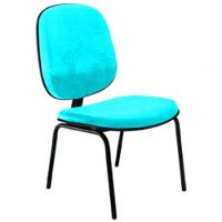 Cadeira Diretor Fixa Para Escritório Linha Uno Verde - 1