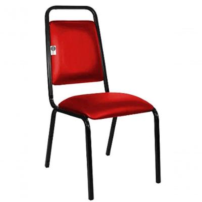 Cadeira Empilhável Para Hotelaria Linha Hotel Fremon Vermelho