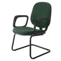 Cadeira Diretor Interlocutor Para Escritório Linha Uno Verde - 1