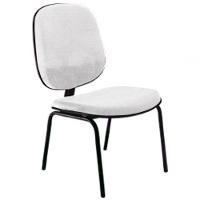 Cadeira Diretor Fixa Para Escritório Linha Uno Branco - 1