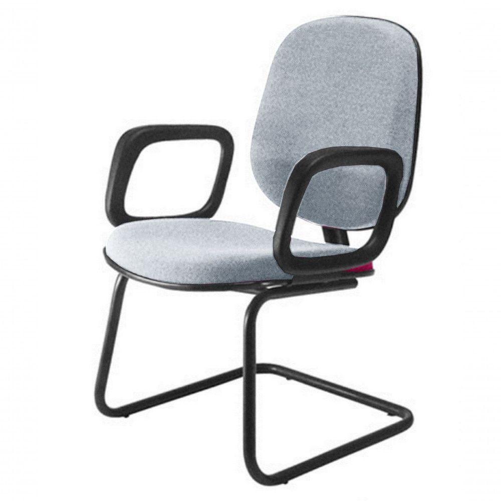 Cadeira Diretor Interlocutor Para Escritório Linha Uno Cinza - 1