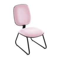 Cadeira Diretor Trapézio Para Escritório Linha Uno Rosa - 1