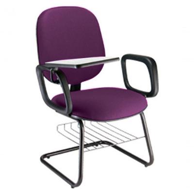 Cadeira Universitária Com Prancheta Para Escolas Linha Uno Roxo