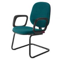 Cadeira Diretor Interlocutor Para Escritório Linha Uno Verde - 1