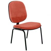 Cadeira Diretor Fixa Para Escritório Linha Uno Vermelho - 1